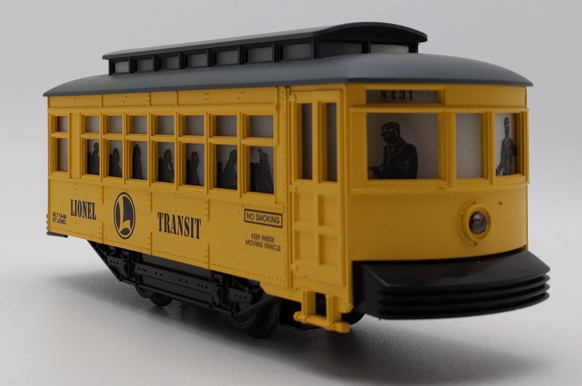 Lionel 6-18431 O Gauge Lionel Transit Trolley Car EX/Box