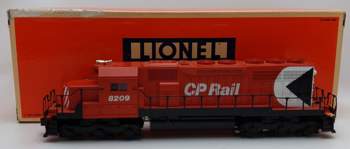 Lionel 6-18209 O Gauge Canadian Pacific SD40 Dummy Diesel Locomotive #8209 EX/Box