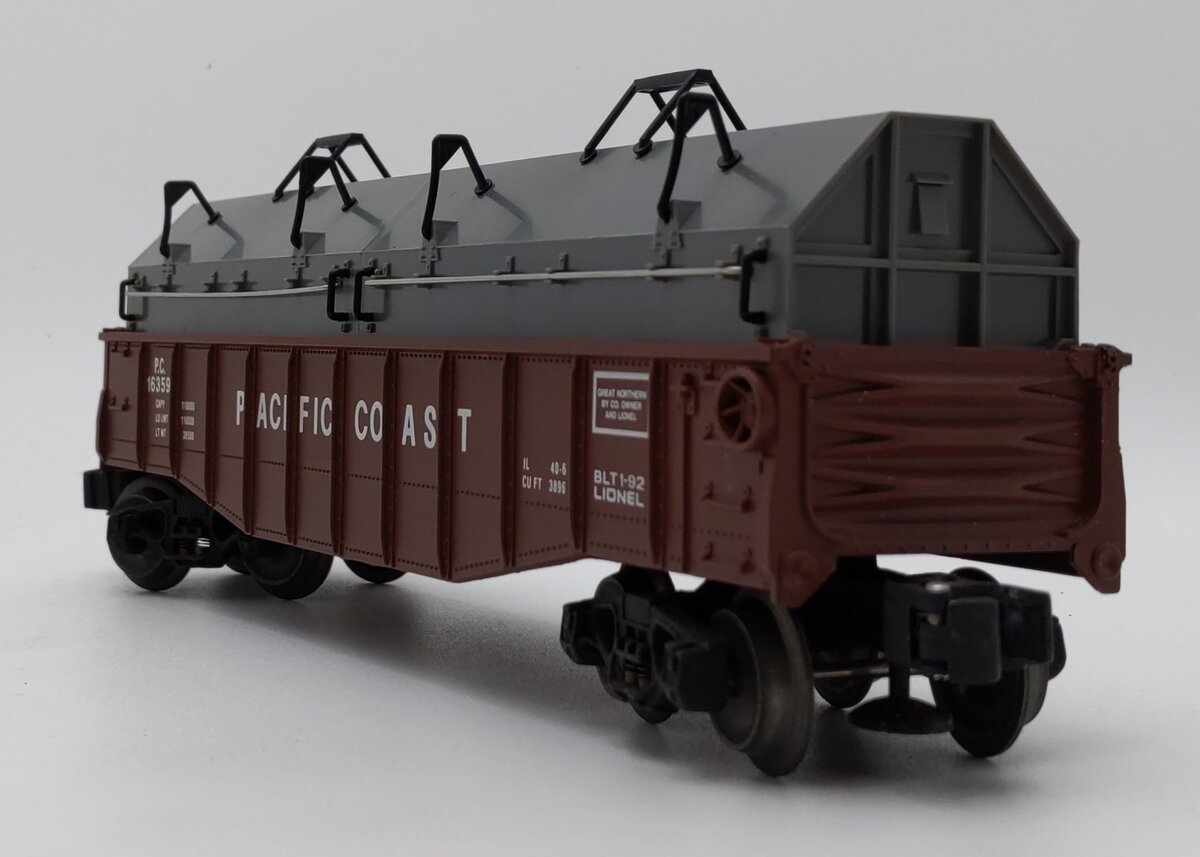 Lionel 6-16359 O Gauge Pacific Coast Gondola with Coil Covers EX/Box