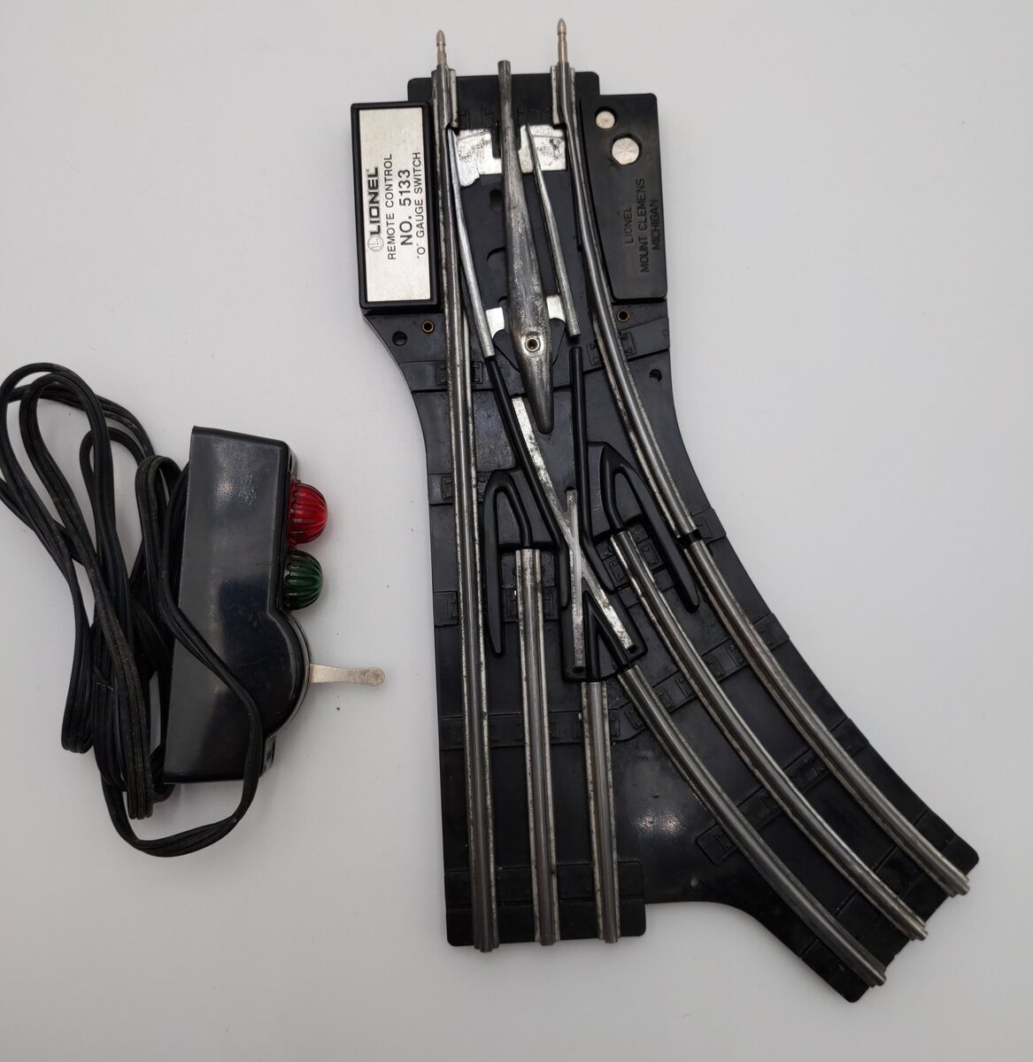 Lionel 6-5133 O Left Hand Remote Control Switch Turnout EX/Box