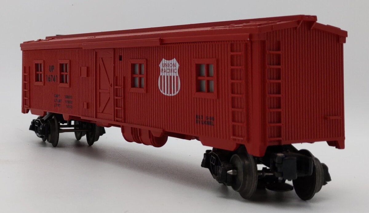 Lionel 6-16741 O Gauge Union Pacific Illuminated Bunk Car EX/Box