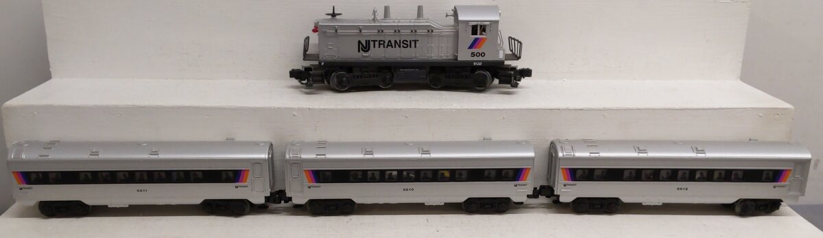 Lionel 6-11828 O Gauge NJ Transit Diesel Diesel Passenger Car Set EX/Box