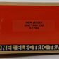 Lionel 6-17902 O Gauge New Jersey Zinc Unibody Tank Car EX/Box