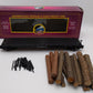 MTH 20-98103C O Gauge West Virginia Pulp and Paper Log Car w/Logs #162 EX/Box
