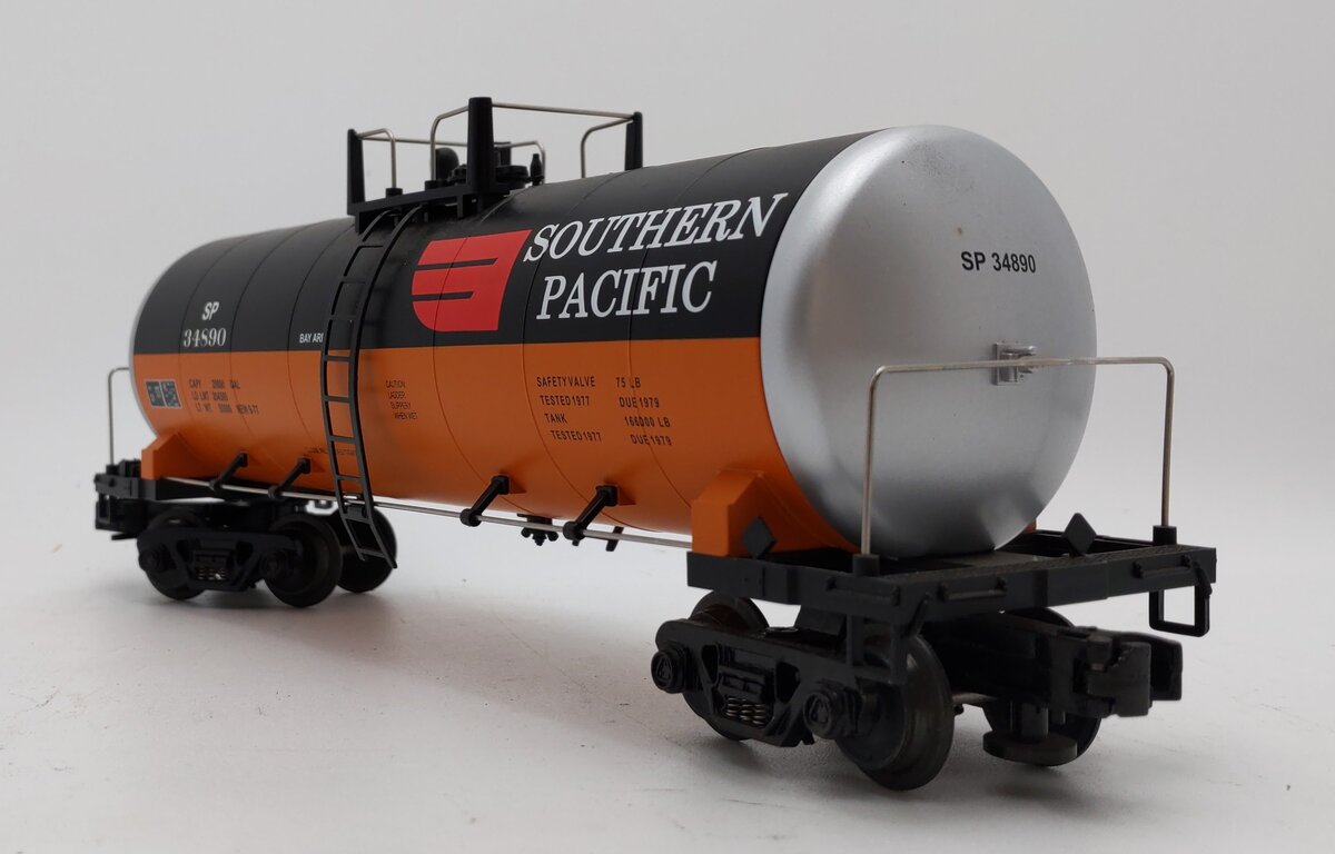 MTH 20-92006 O Gauge Southern Pacific Orange & Black Tank Car #34890 EX/Box