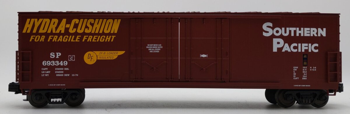 MTH 20-93032 O Gauge Southern Pacific 50' Double Plug Door Boxcar #693349 EX/Box