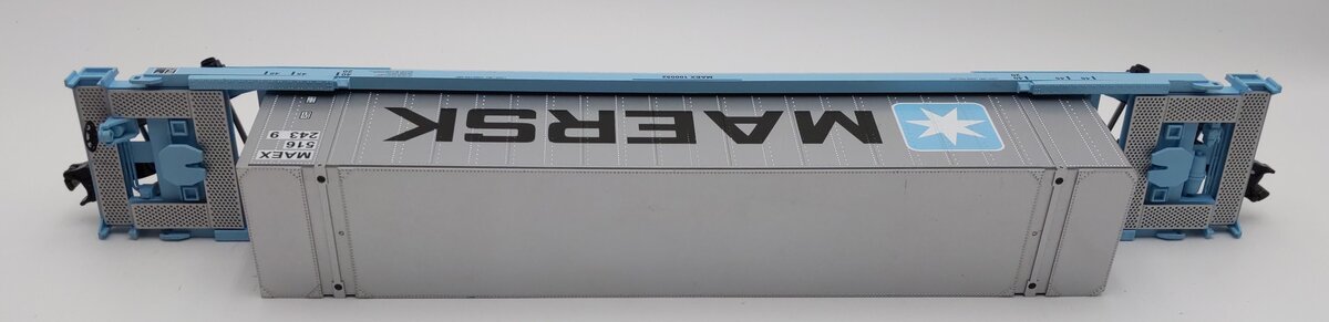MTH 20-95006 O Gauge Maersk Husky Stack Car w/ Container EX/Box