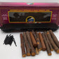 MTH 20-98103A O Gauge West Virginia Pulp and Paper Log Car w/Logs #153 EX/Box
