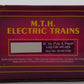 MTH 20-98103B O Gauge West Virginia Pulp and Paper Log Car w/Logs #162 EX/Box
