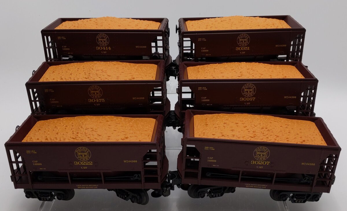 MTH 20-97506 O Duluth, Missabe & Iron Range Premier Ore Car Set (Set of 6) EX/Box