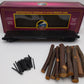 MTH 20-98101 O West Virginia Pulp and Paper Flatcar with Logs #176 EX/Box
