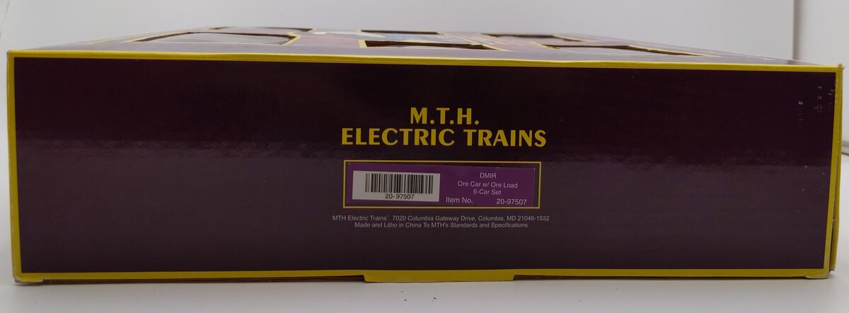 MTH 20-97507 O Gauge Duluth, Missabe & Iron Range Premier Ore Car Set (Set of 6) EX/Box