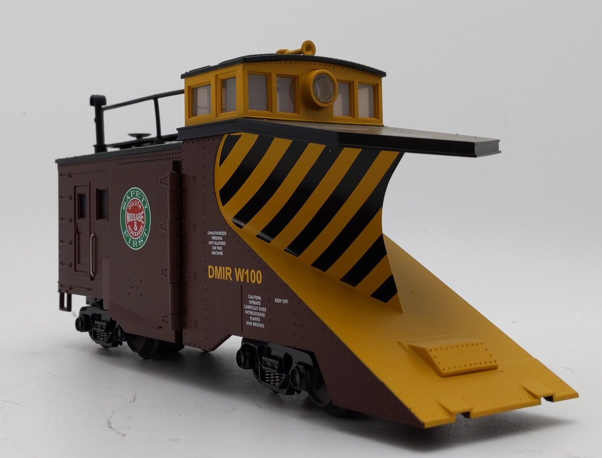 MTH 20-98236 O Gauge Duluth, Missabe & Iron Range Snow Plow #W100 EX/Box