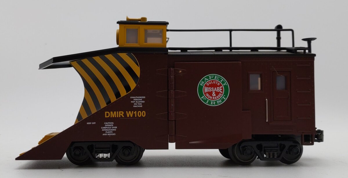 MTH 20-98236 O Gauge Duluth, Missabe & Iron Range Snow Plow #W100 EX/Box