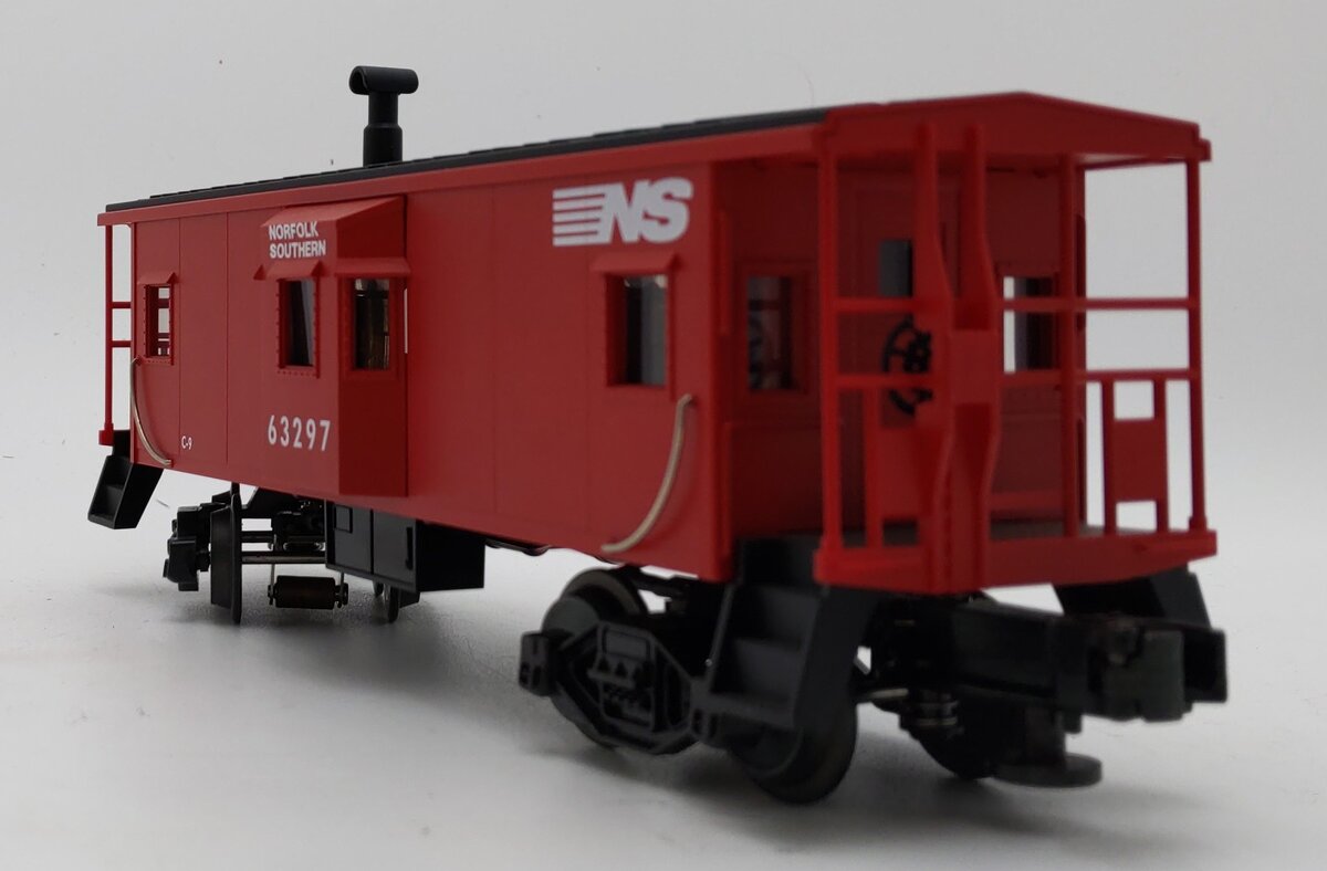 MTH 30-7711 O Gauge Norfolk Southern Bay Window Caboose #63297 EX/Box
