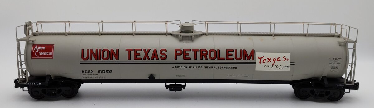 Atlas 6406-2 O Union Texas Petroleum ACF 33k Gallon Tank Car #933021 (3Rail) EX/Box