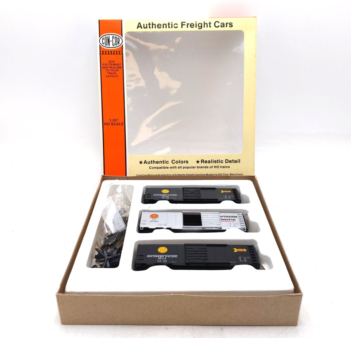 Con-Cor 01-940501 HO Scale Southern Pacific PS-1 Boxcar Kit (Set of 3) LN/Box