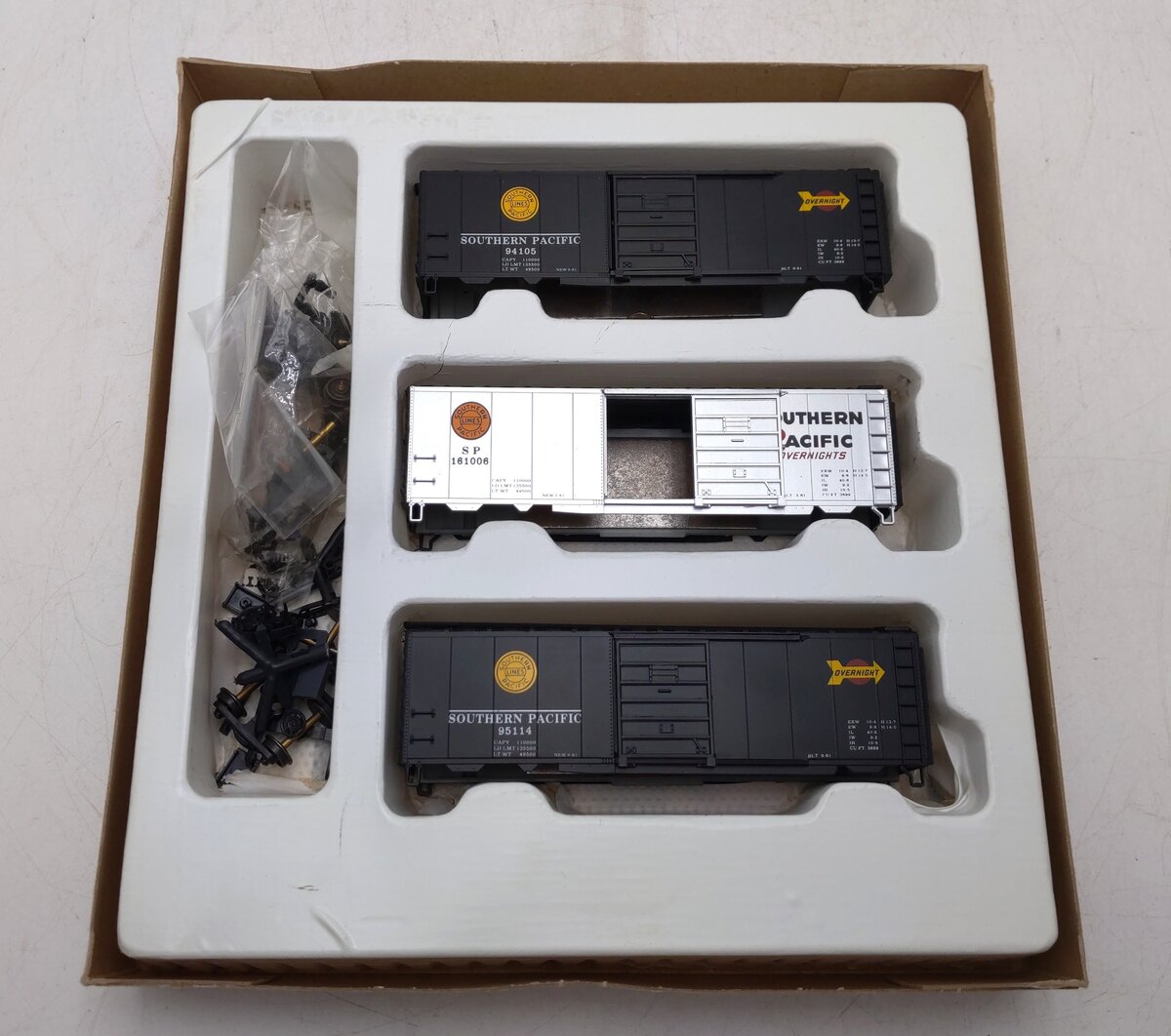 Con-Cor 01-940501 HO Scale Southern Pacific PS-1 Boxcar Kit (Set of 3) LN/Box