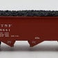 Bluford Shops 73453 N Scale Santa Fe 1950's Offset Side 3-Bay Hopper Car 3 Pack EX/Box