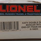Lionel 6-16623 O Gauge Katy Double Door Boxcar with End-Of-Train Device LN/Box