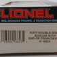 Lionel 6-16623 O Gauge Katy Double Door Boxcar with End-Of-Train Device LN/Box