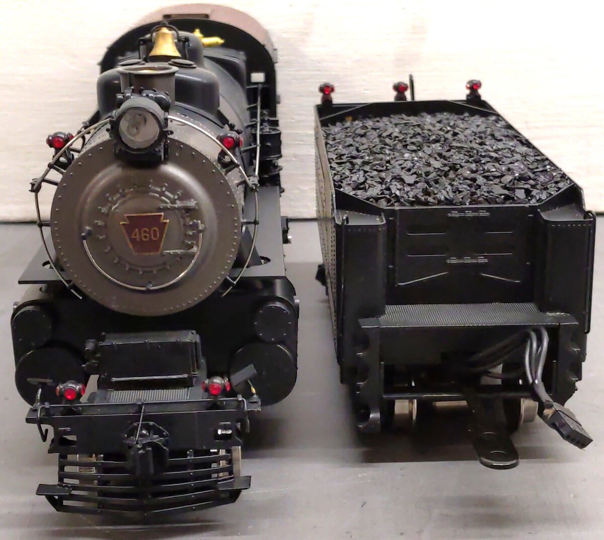 Williams 5300 O Gauge Brass Pennsylvania E6S 4-4-2 Steam & Tender #460 - 3 Rail EX/Box