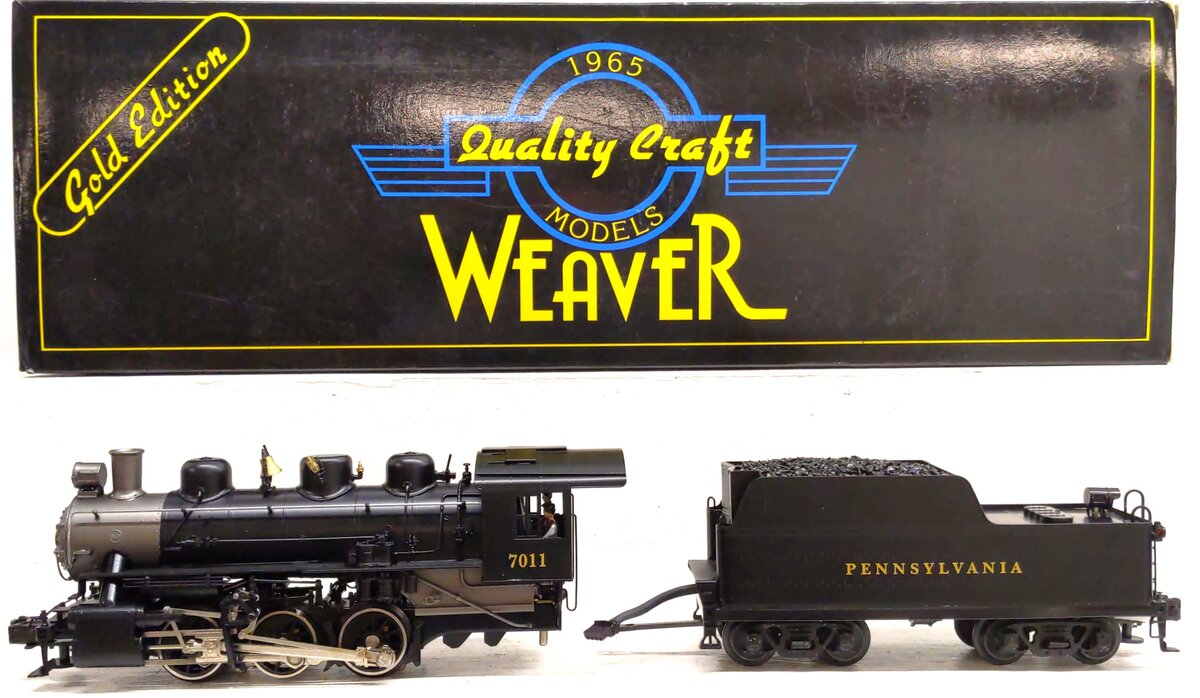 Weaver O Scale BRASS PRR USRA 0-6-0 Steam Switcher & Tender #7011 VG/Box