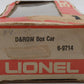 Lionel 6-9714 O Gauge Denver & Rio Grande Western Box Car VG/Box
