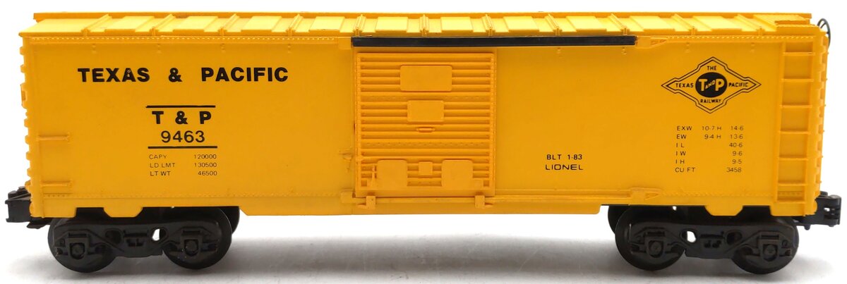 Lionel 6-9463 O Gauge Texas & Pacific Boxcar EX/Box
