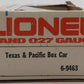 Lionel 6-9463 O Gauge Texas & Pacific Boxcar EX/Box