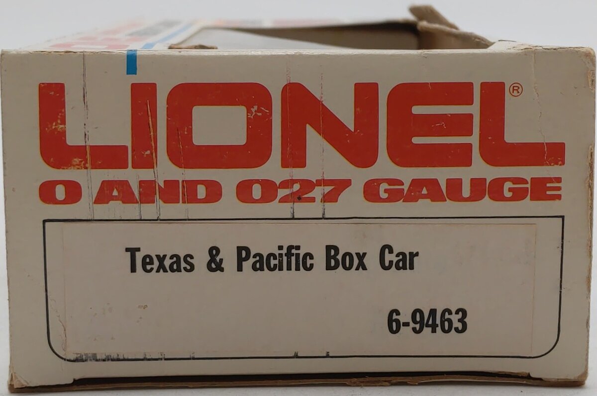 Lionel 6-9463 O Gauge Texas & Pacific Boxcar EX/Box