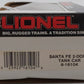 Lionel 6-16104 O Gauge Santa Fe 2-Dome Tank Car #16104 EX/Box