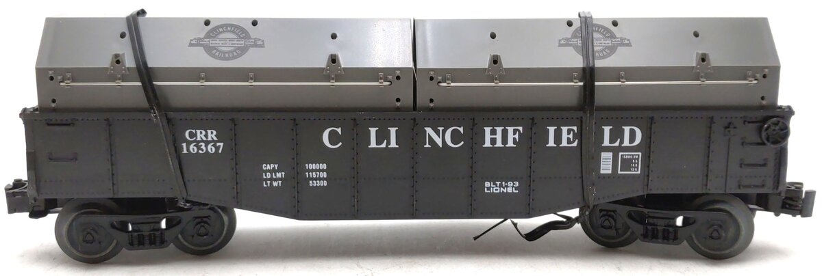 Lionel 6-16367 O Gauge Clinchfield Gondola w/Coil Covers LN/Box