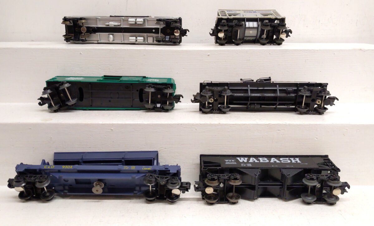 Lionel & Other O Gauge Assorted Freight Cars [6] VG