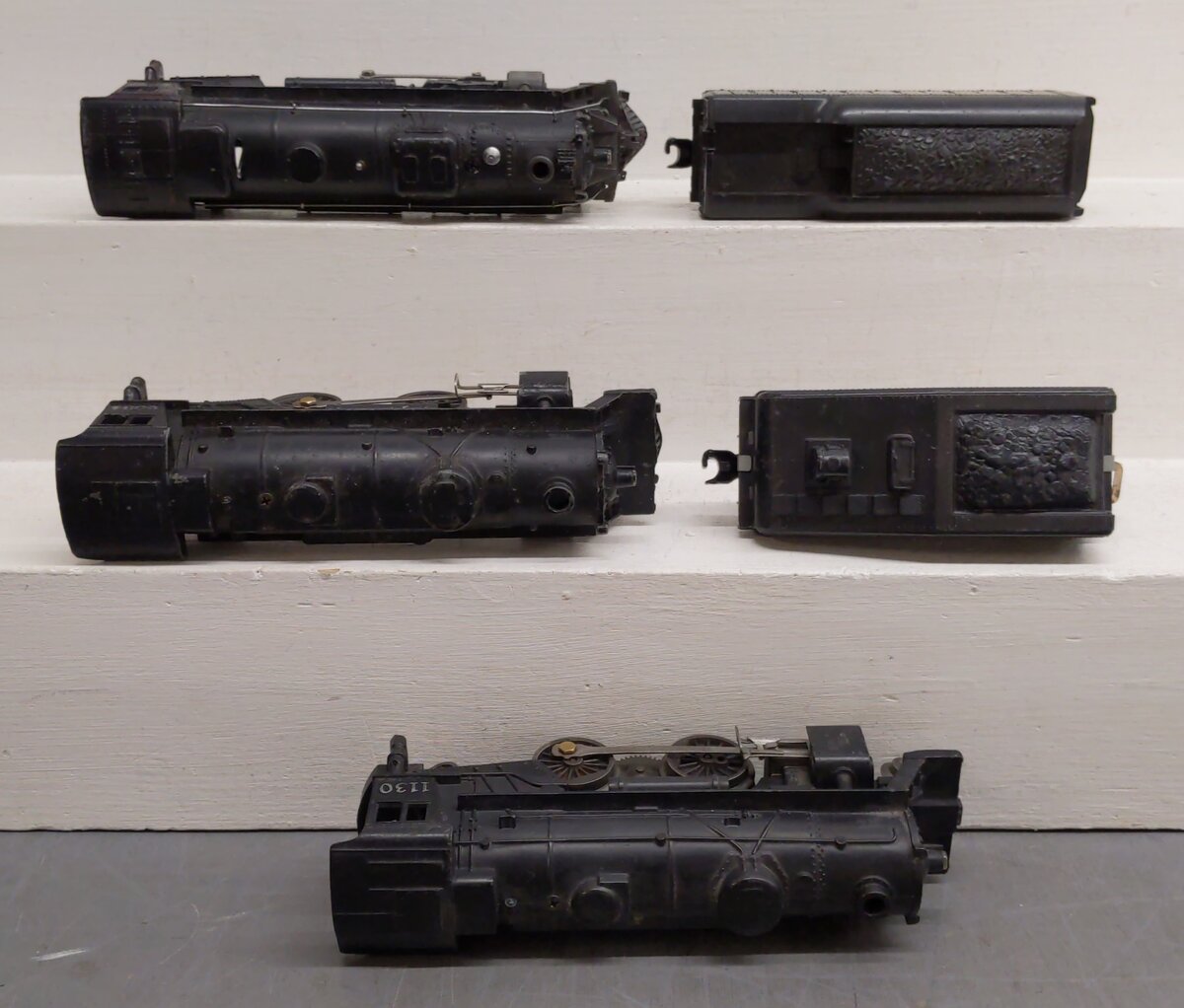 Lionel Vintage O Gauge Steam Locomotive & Tenders: 1130, 2026, 2034 [5] VG