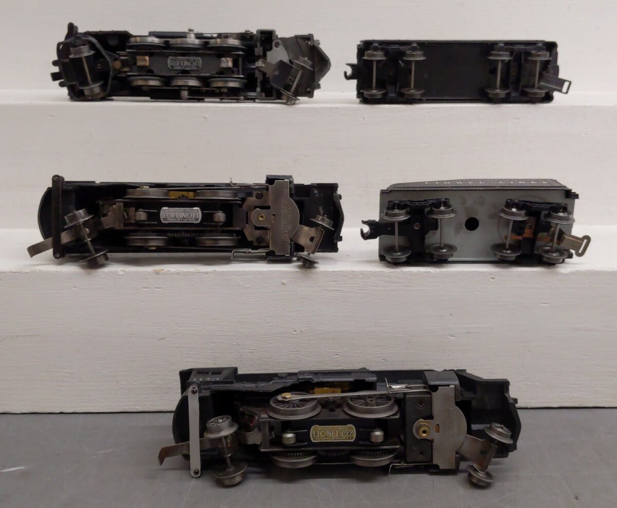 Lionel Vintage O Gauge Steam Locomotive & Tenders: 1130, 2026, 2034 [5] VG