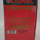 Lionel 8-85124 G Scale Denver & Rio Grande Steam Locomotive EX/Box