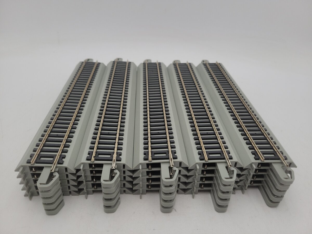 Bachmann 44581 HO Nickel Silver 9" Straight E-Z Track Section [25] LN