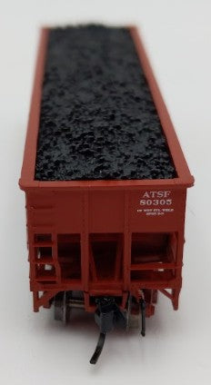 Bluford Shops 14451 N Atchison Topeka Santa Fe 14-Panel 3-Bay Hopper Car #80305 LN/Box