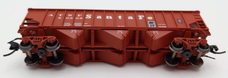 Bluford Shops 14451 N Atchison Topeka Santa Fe 14-Panel 3-Bay Hopper Car #80305 LN/Box