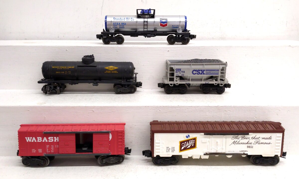 Lionel & Other O Gauge Modified Assorted Freight Cars [5] VG