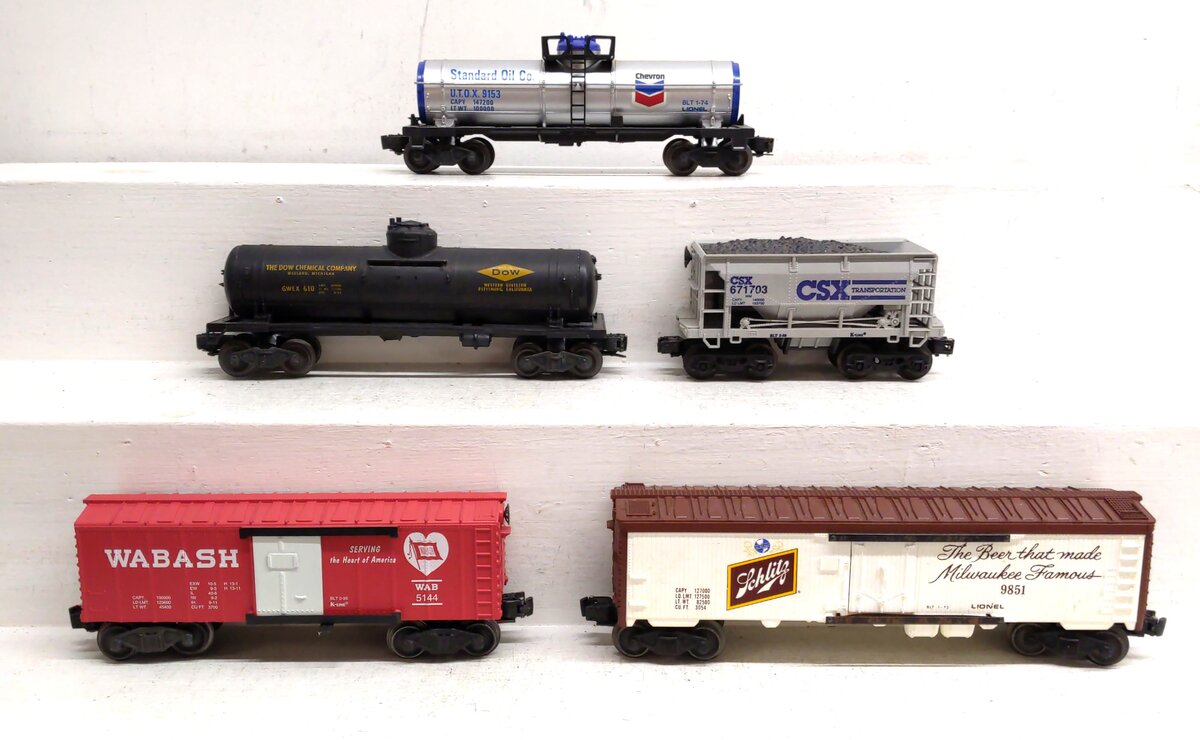 Lionel & Other O Gauge Modified Assorted Freight Cars [5] VG