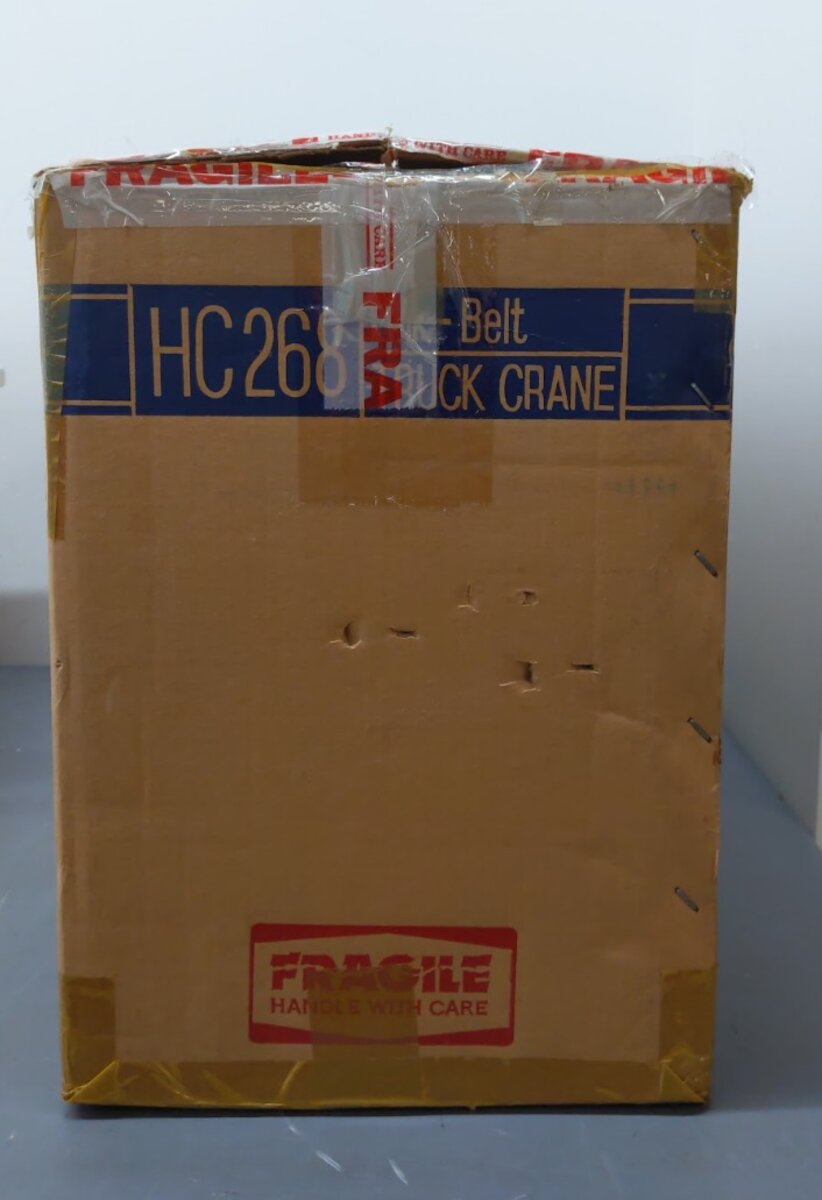 CCM HC268 1:48 Scale White / Red Link Belt FMC Truck Crane Brass Model EX/Box