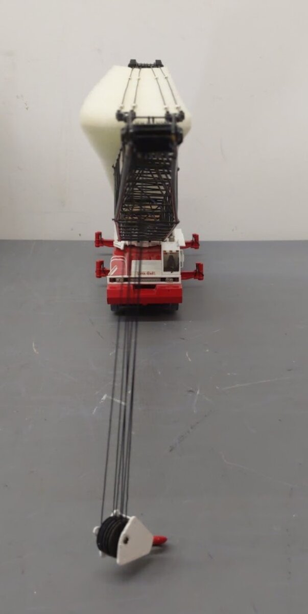 CCM HC268 1:48 Scale White / Red Link Belt FMC Truck Crane Brass Model EX/Box