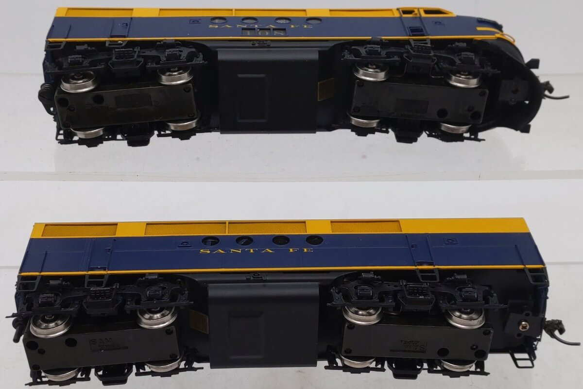 Hallmark Models BRASS HO Santa Fe FT A&B Dual-Powered Diesel Locomotives VG/Box