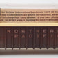 Deluxe Innovations 10510 N Scale Weathered NP 100t Wood Chip Car #119873 VG/Box