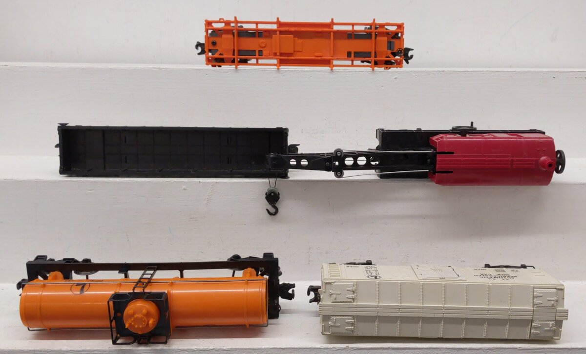 Lionel Vintage O Freight Cars: 3482, 6315, 6362, 6462, 6560 [5] VG