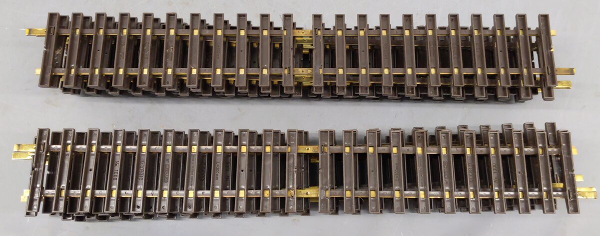 LGB 10600 G Gauge Brass 24" Straight Track Sections (Box of 12) VG/Box