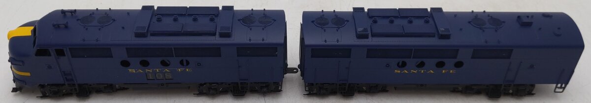 Hallmark Models HO BRASS Santa Fe FT A & B Dual-Powered Diesel Set (Painted)/Box
