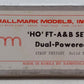 Hallmark Models HO BRASS Santa Fe FT A & B Dual-Powered Diesel Set (Painted)/Box